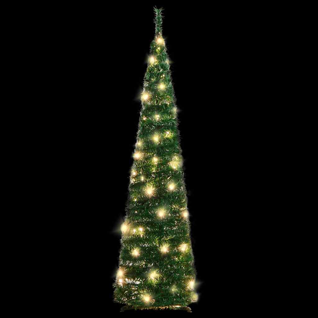 Umjetno božićno drvce 50 LED žarulja zeleno 120 cm