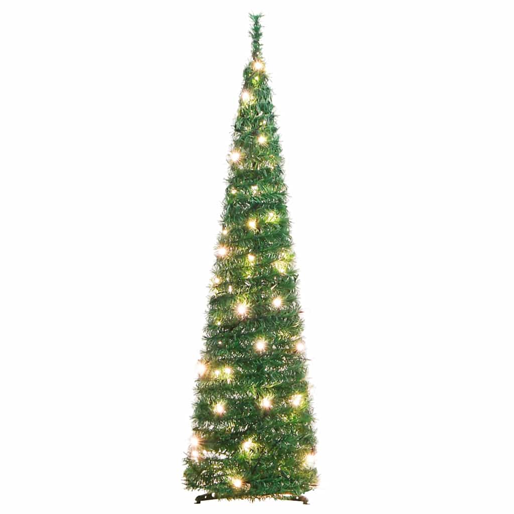 Umjetno božićno drvce 50 LED žarulja zeleno 120 cm