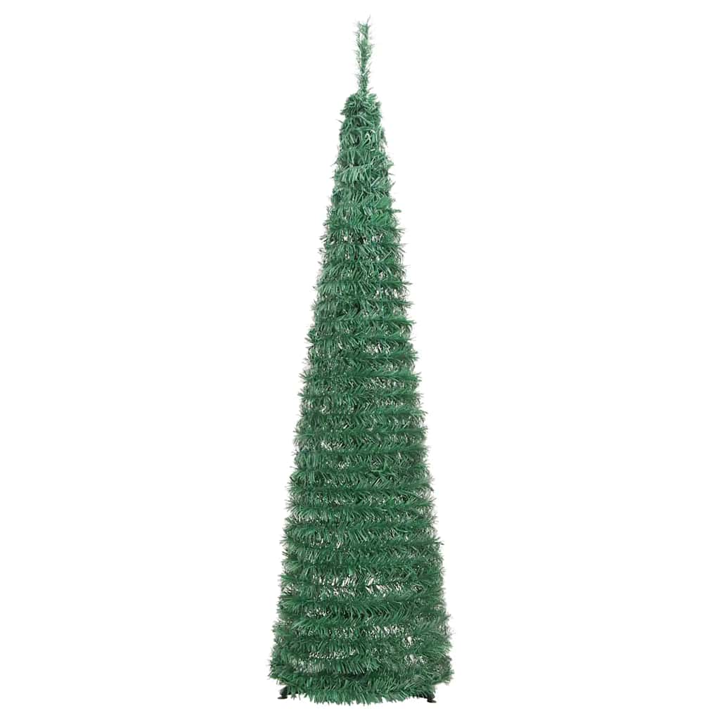 Umjetno božićno drvce 50 LED žarulja zeleno 120 cm