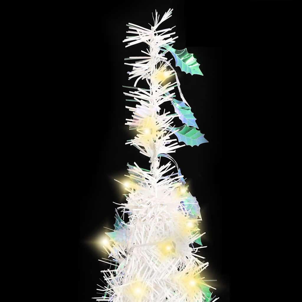 Umjetno božićno drvce 100 LED žarulja bijelo 150 cm