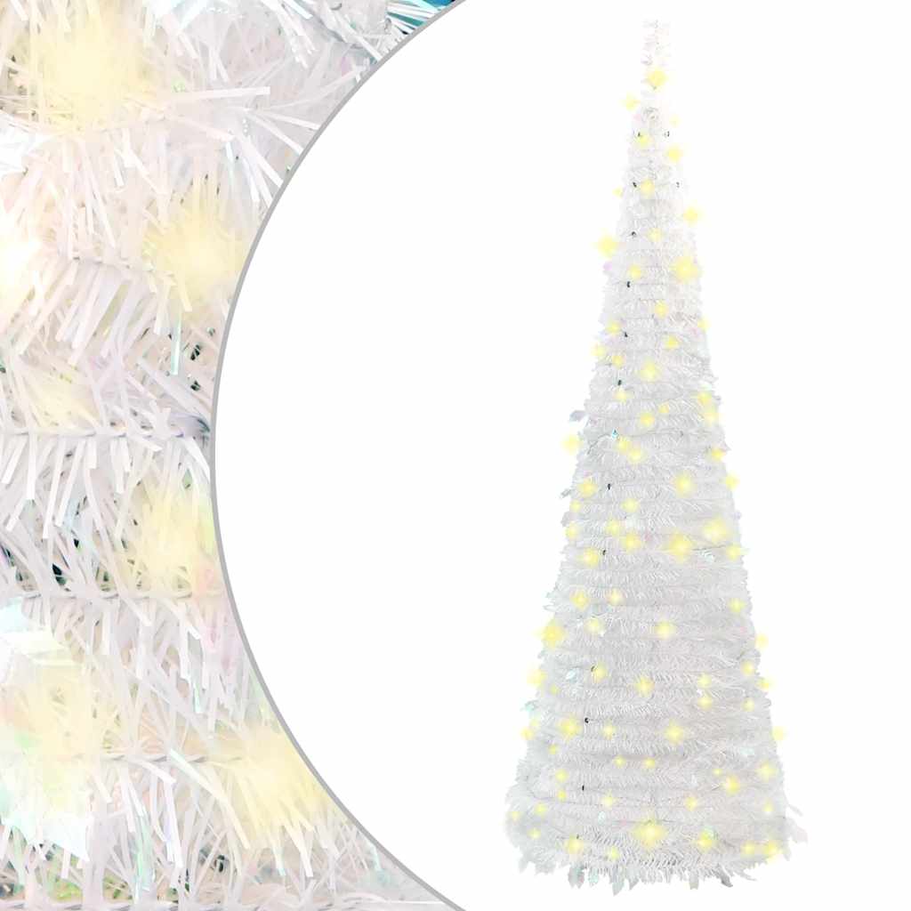 Umjetno božićno drvce 200 LED žarulja bijelo 210 cm