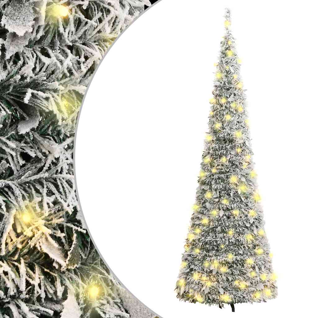 Umjetno božićno drvce sa snijegom 150 LED žarulja 180 cm