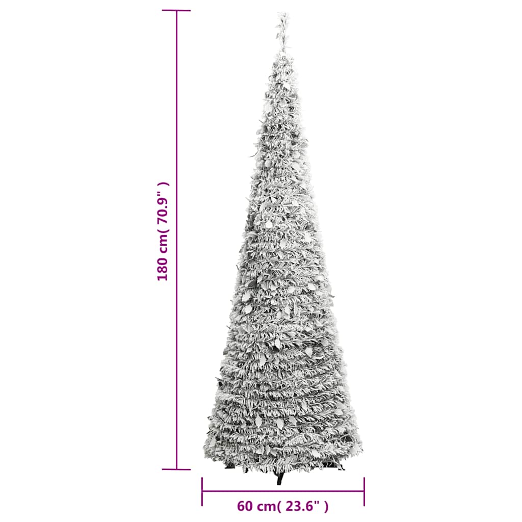 Umjetno božićno drvce sa snijegom 150 LED žarulja 180 cm
