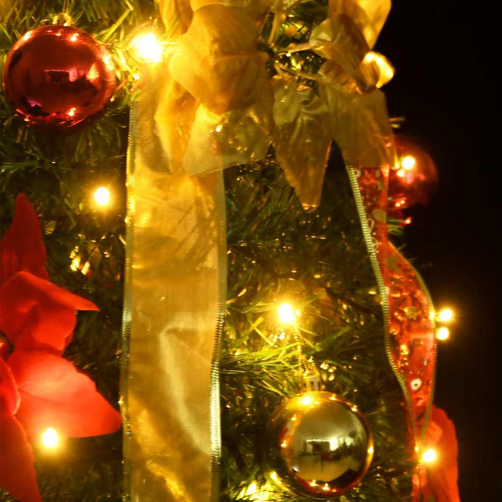 Umjetno božićno drvce 150 LED žarulja zeleno 180 cm