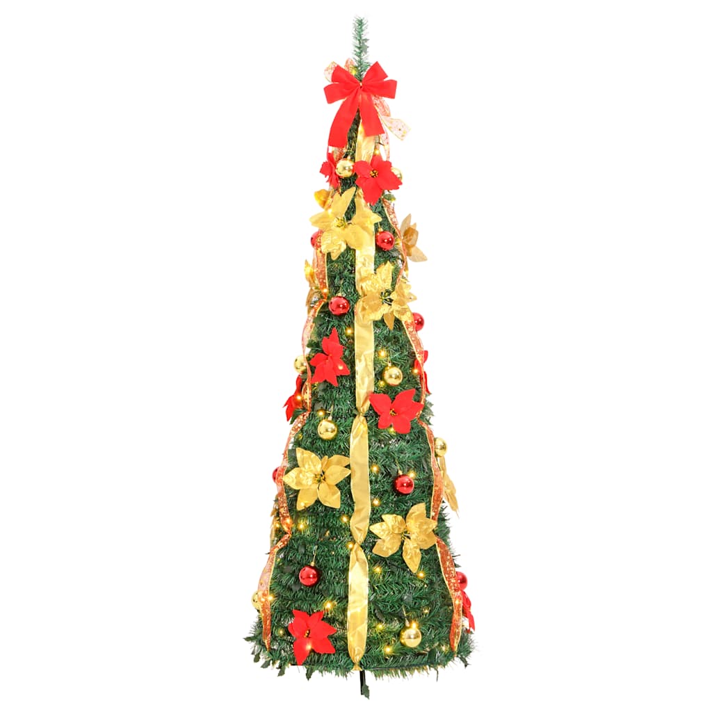 Umjetno božićno drvce 150 LED žarulja zeleno 180 cm