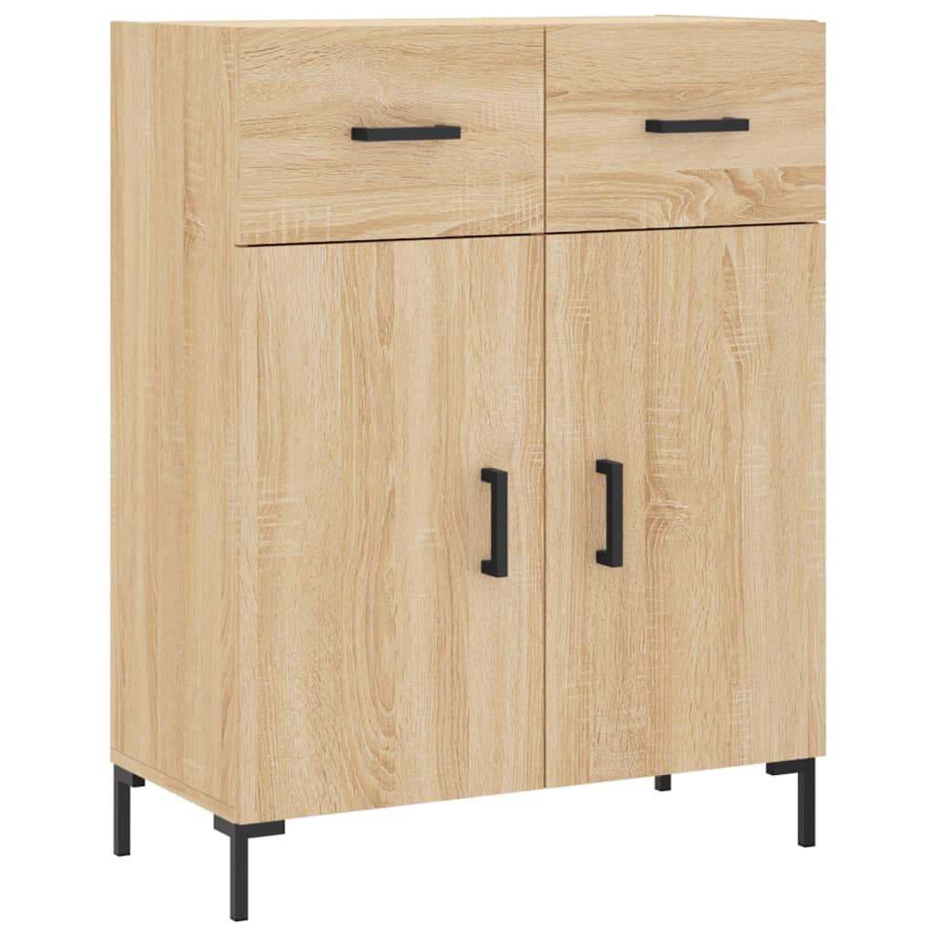 Visoka komoda hrasta sonome 69,5x34x180cm od konstruiranog drva