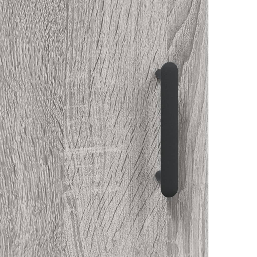 Visoka komoda siva sonome 69,5x34x180 cm od konstruiranog drva