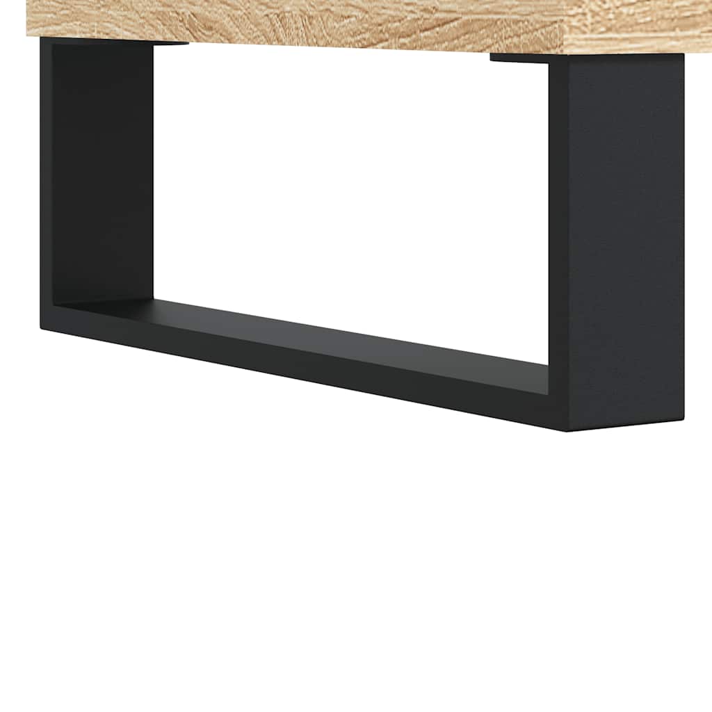 Visoka komoda hrasta sonome 69,5x34x180cm od konstruiranog drva