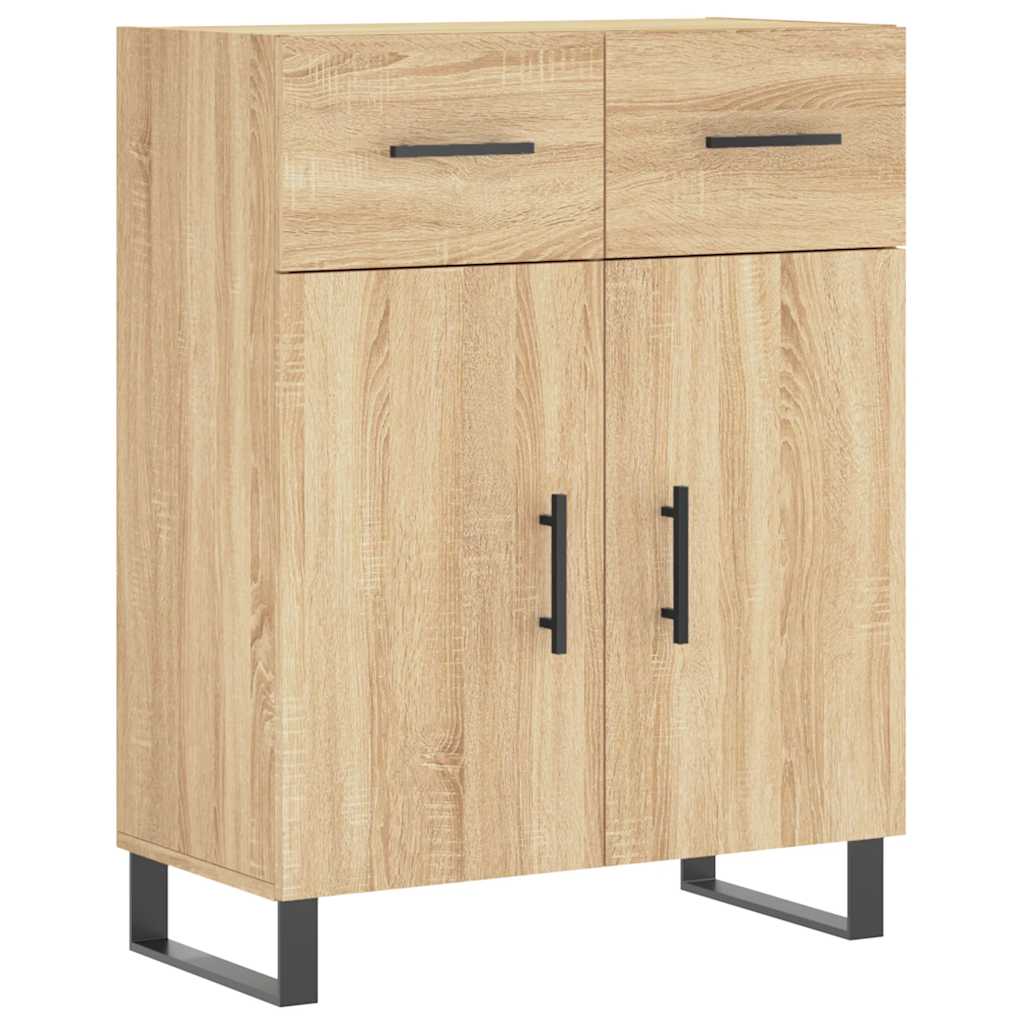 Visoka komoda hrasta sonome 69,5x34x180cm od konstruiranog drva