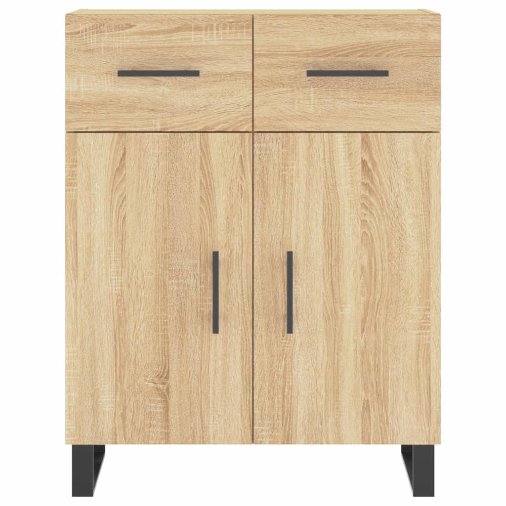 Visoka komoda hrasta sonome 69,5x34x180cm od konstruiranog drva