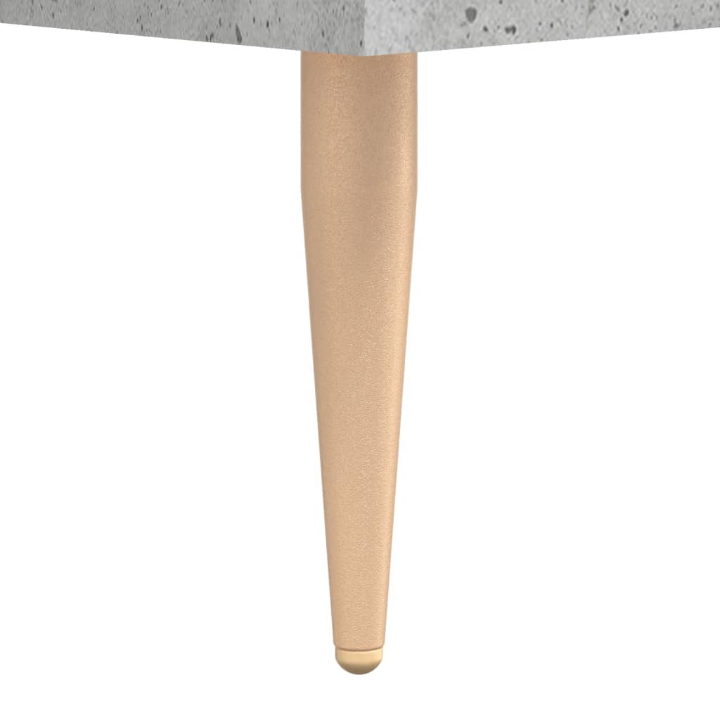 Visoka komoda siva betona 69,5x34x180 cm od konstruiranog drva