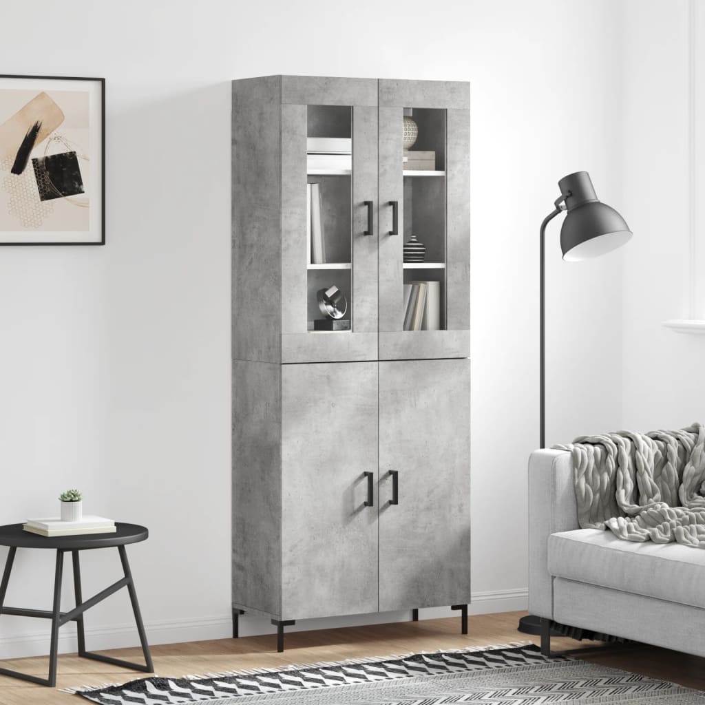 Highboard 2 pcs 69,5 x 34 x 180 cm Konstruirano drvo