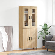 Visoka komoda hrasta sonome 69,5x34x180cm od konstruiranog drva