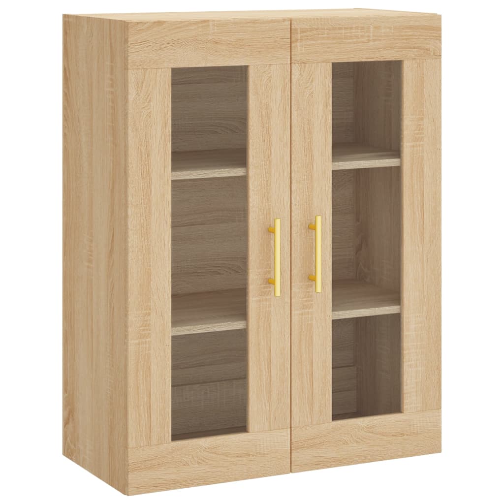 Visoka komoda hrasta sonome 69,5x34x180cm od konstruiranog drva