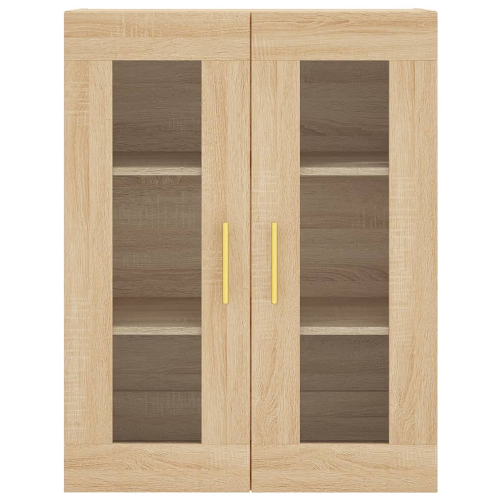 Visoka komoda hrasta sonome 69,5x34x180cm od konstruiranog drva