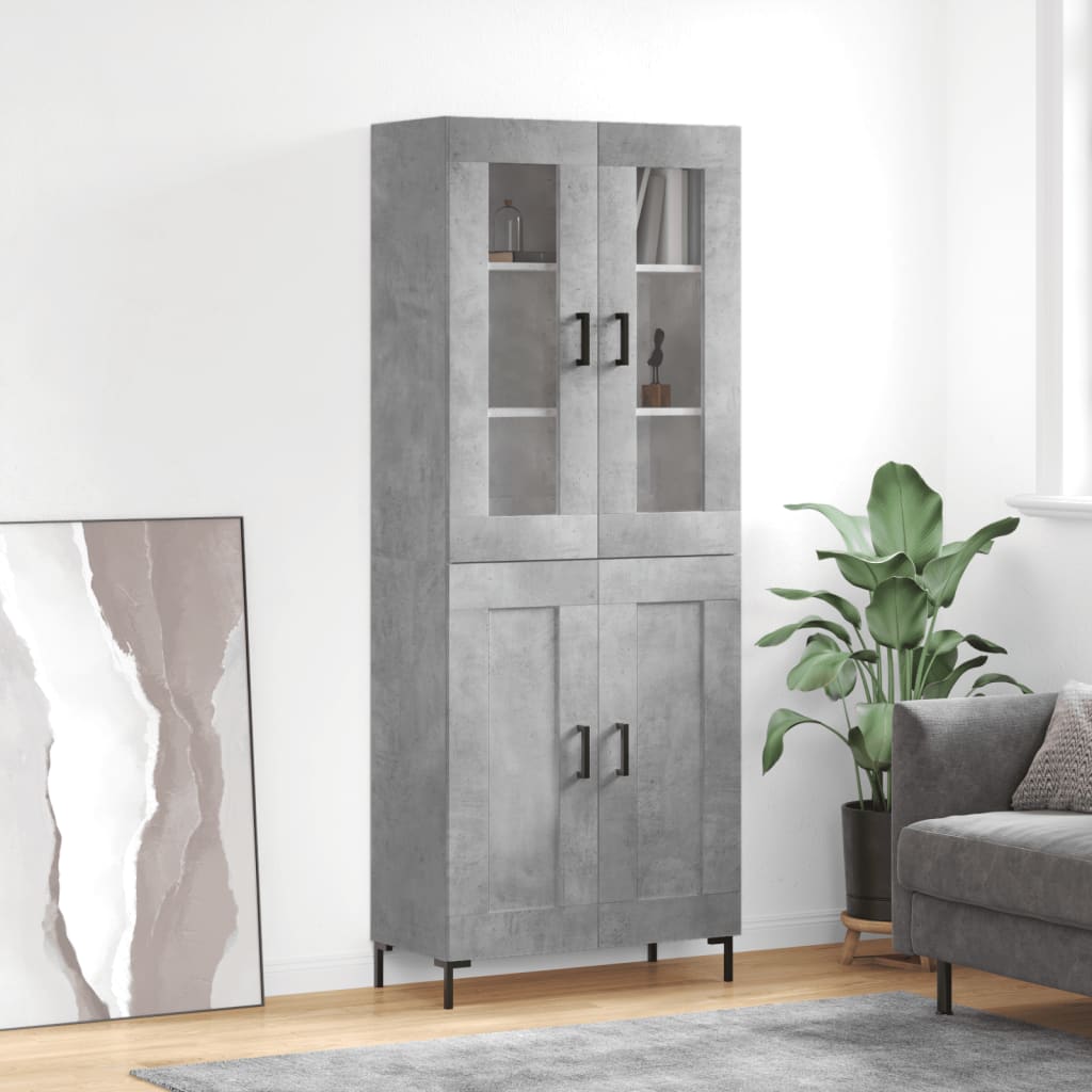 Highboard 2 pcs 69,5 x 34 x 180 cm Konstruirano drvo