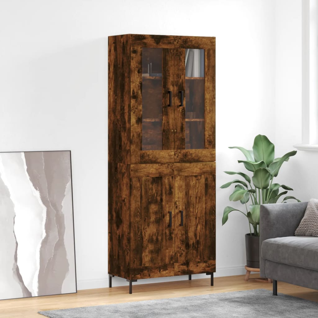 Highboard 2 pcs 69,5 x 34 x 180 cm Konstruirano drvo