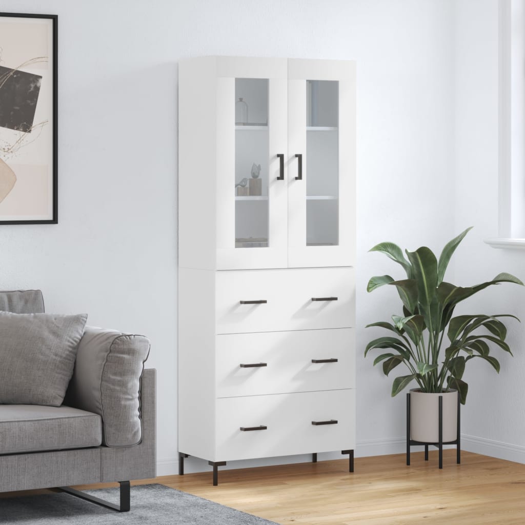 Highboard 2 pcs 69,5 x 34 x 180 cm Konstruirano drvo