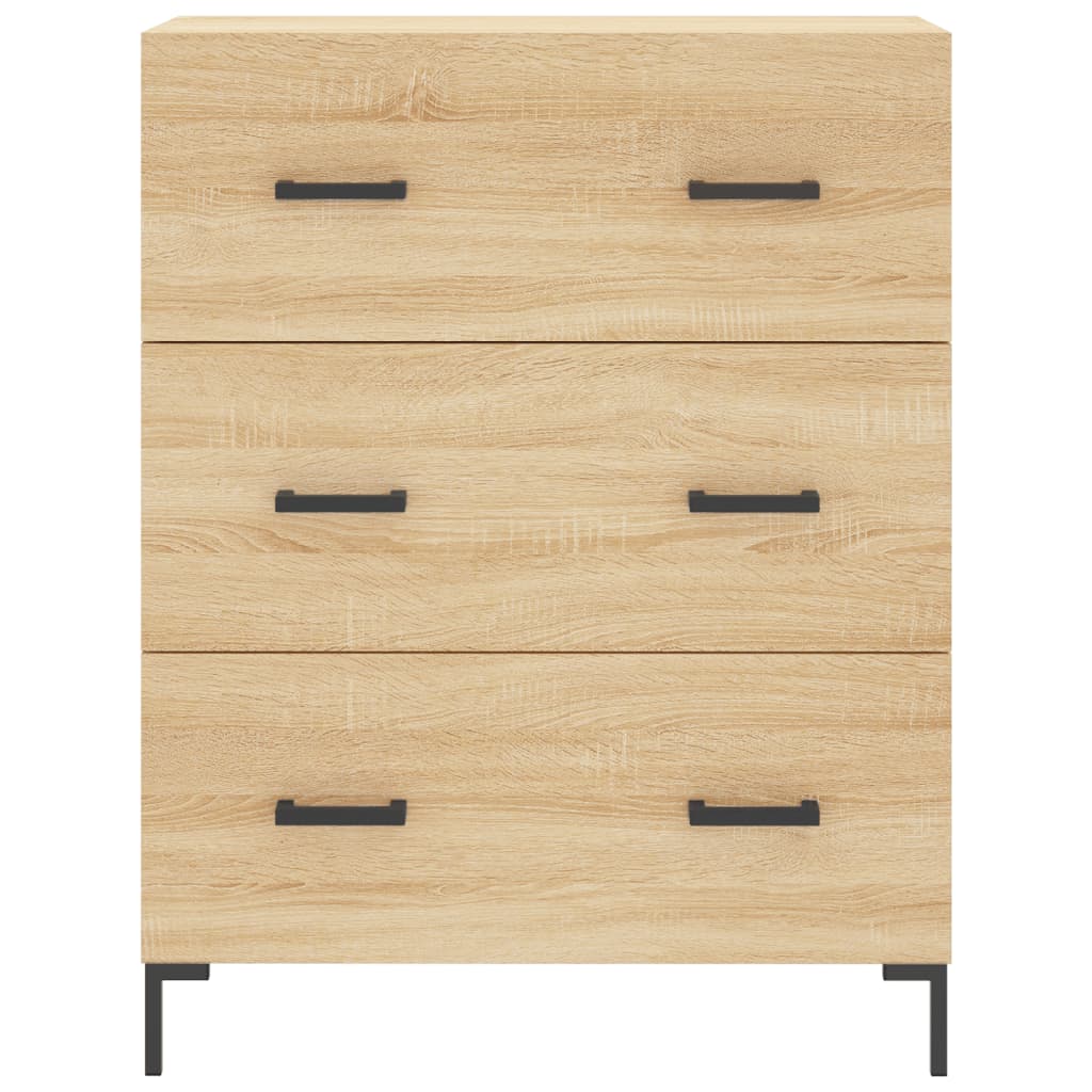 Visoka komoda hrasta sonome 69,5x34x180cm od konstruiranog drva