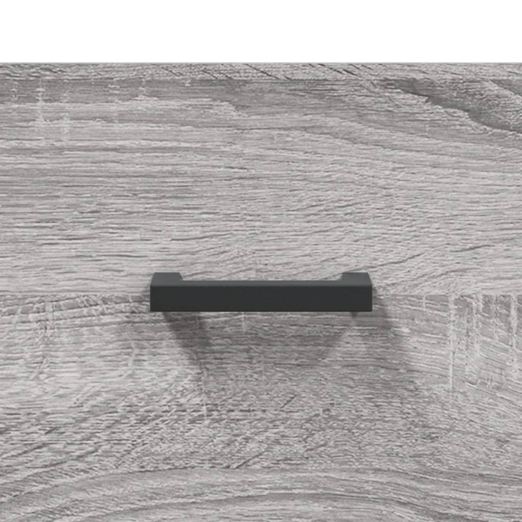 Visoka komoda siva sonome 69,5x34x180 cm od konstruiranog drva