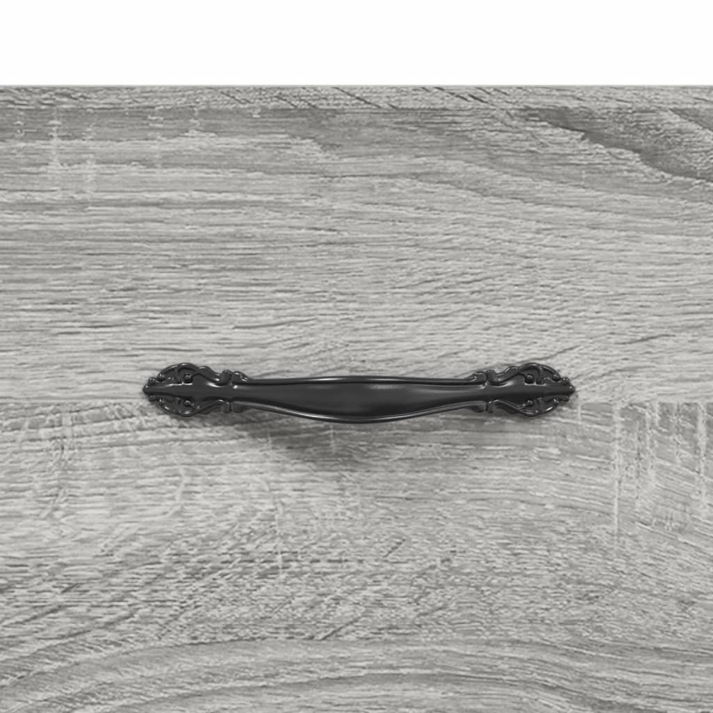 Visoka komoda siva sonome 69,5x34x180 cm od konstruiranog drva