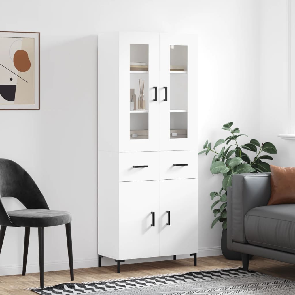 Highboard 2 pcs 69,5 x 34 x 180 cm Konstruirano drvo