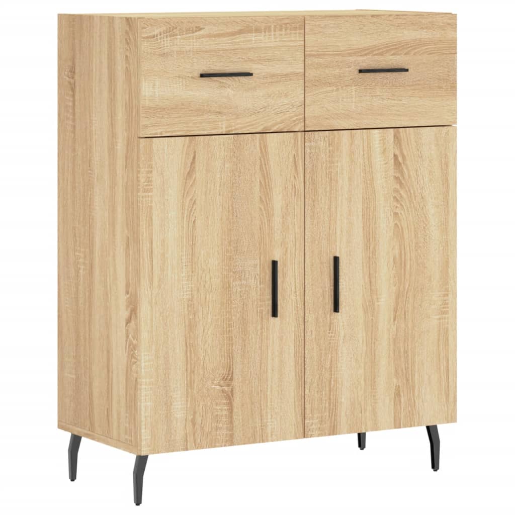 Visoka komoda hrasta sonome 69,5x34x180cm od konstruiranog drva