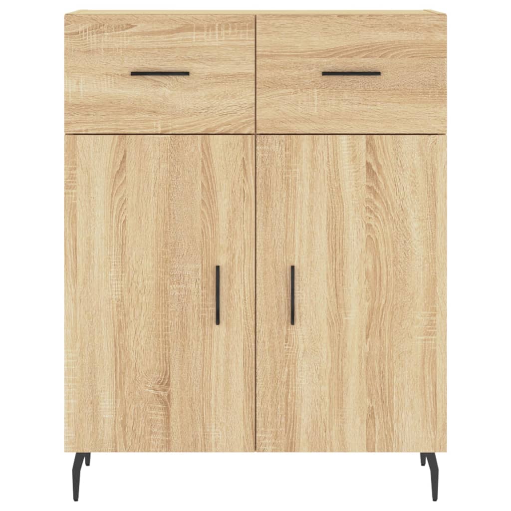 Visoka komoda hrasta sonome 69,5x34x180cm od konstruiranog drva