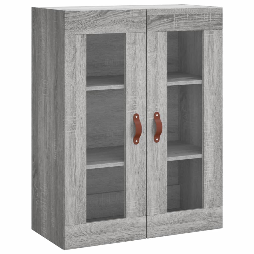 Visoka komoda siva sonome 69,5x34x180 cm od konstruiranog drva