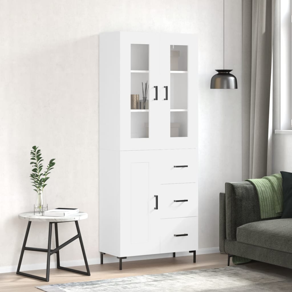 Highboard 2 pcs 69,5 x 34 x 180 cm Konstruirano drvo