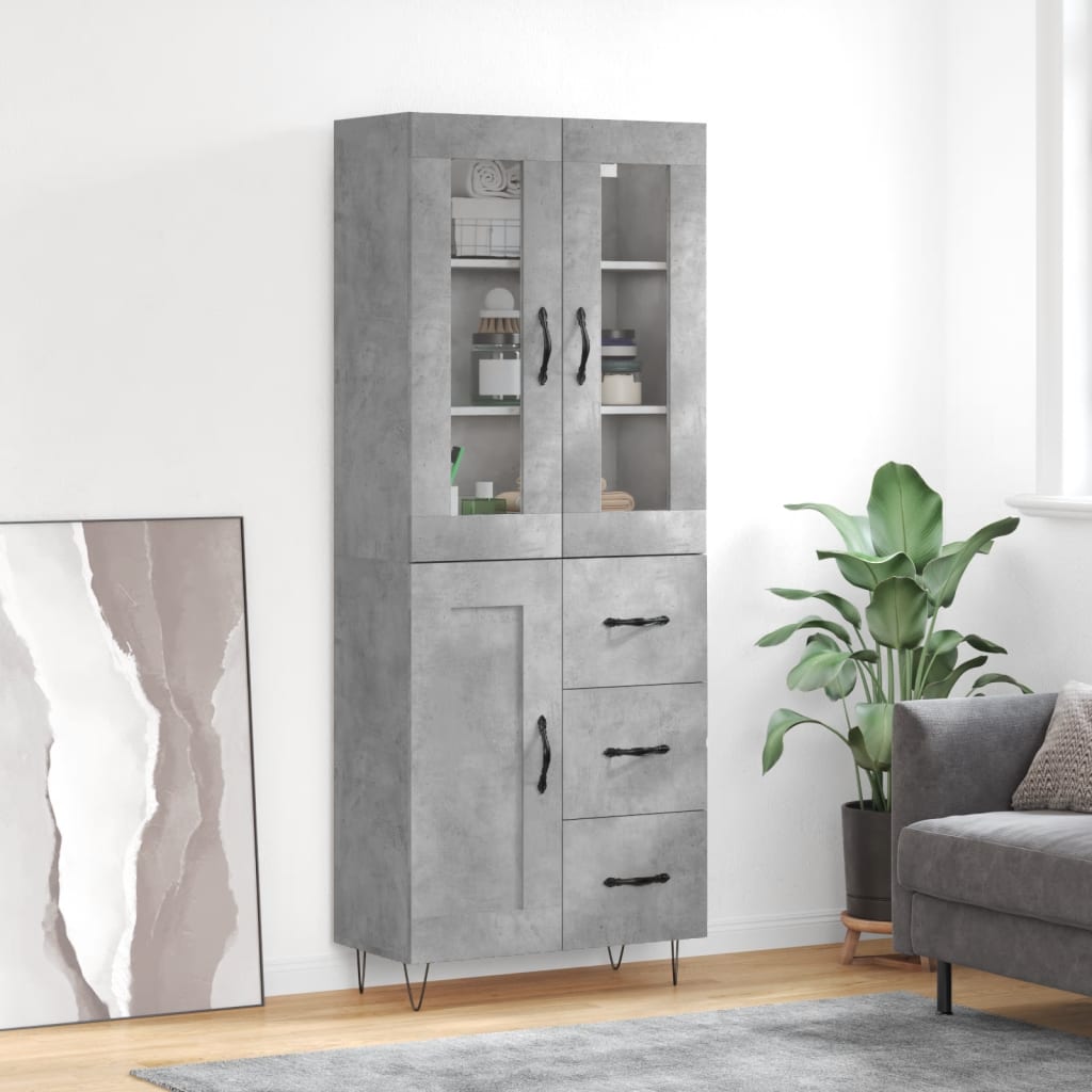 Highboard 69,5 x 34 x 90 cm Konstruirano drvo
