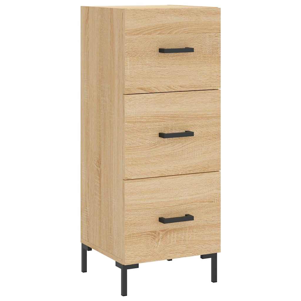 Visoka komoda hrasta sonome 34,5x34x180cm od konstruiranog drva