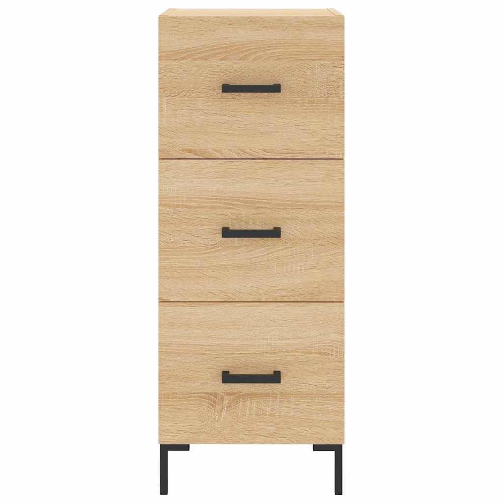 Visoka komoda hrasta sonome 34,5x34x180cm od konstruiranog drva