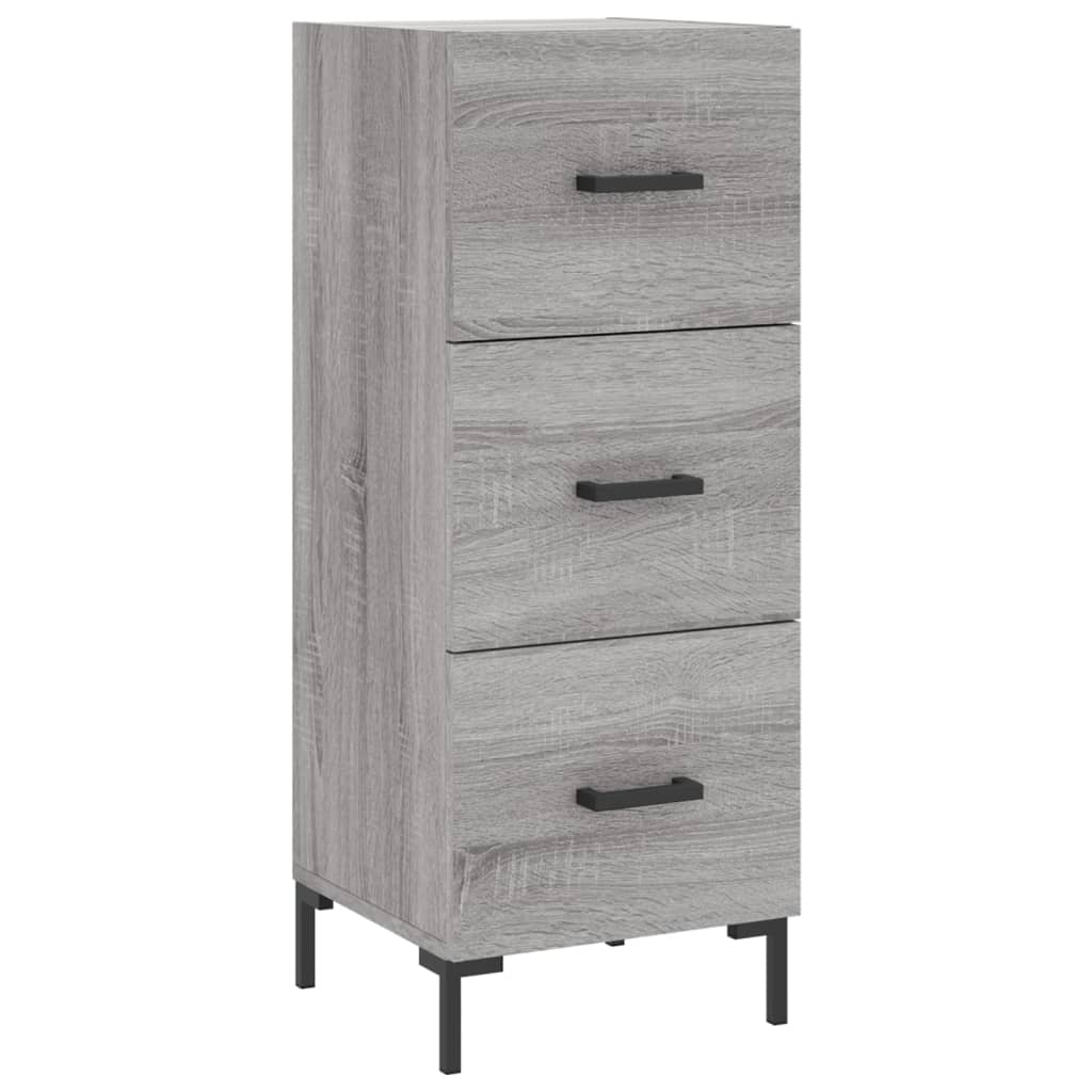 Visoka komoda siva sonome 34,5x34x180 cm od konstruiranog drva