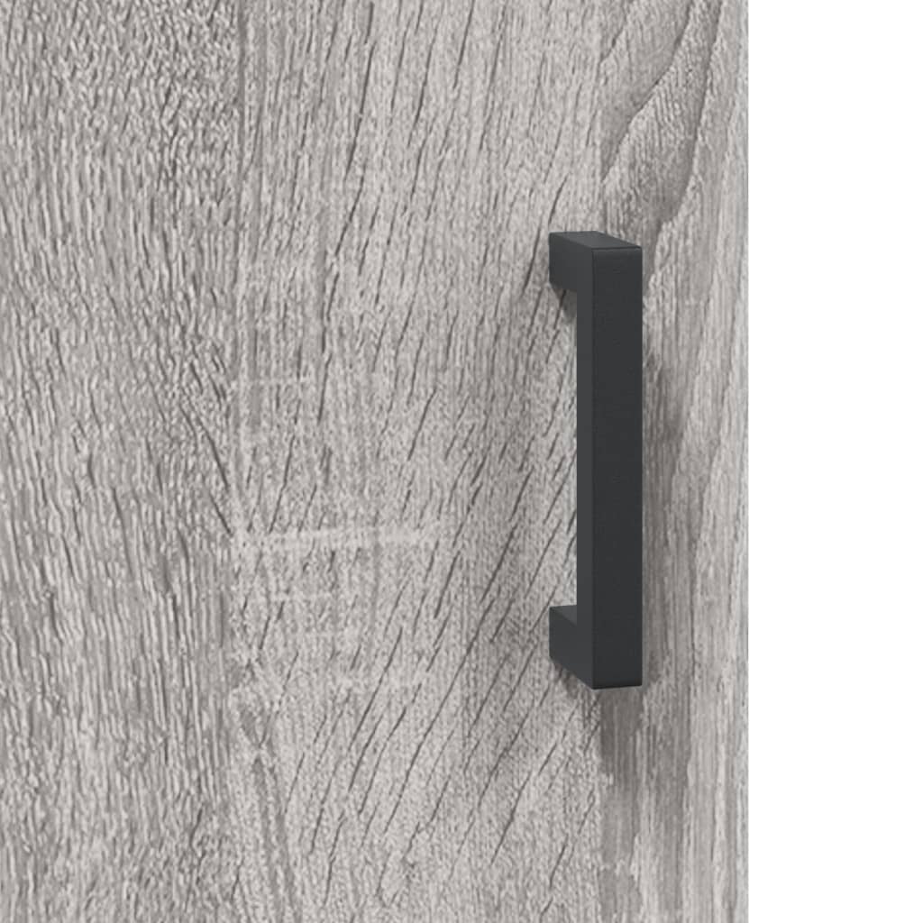 Visoka komoda siva sonome 34,5x34x180 cm od konstruiranog drva