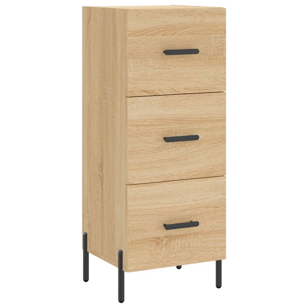 Visoka komoda hrasta sonome 34,5x34x180cm od konstruiranog drva
