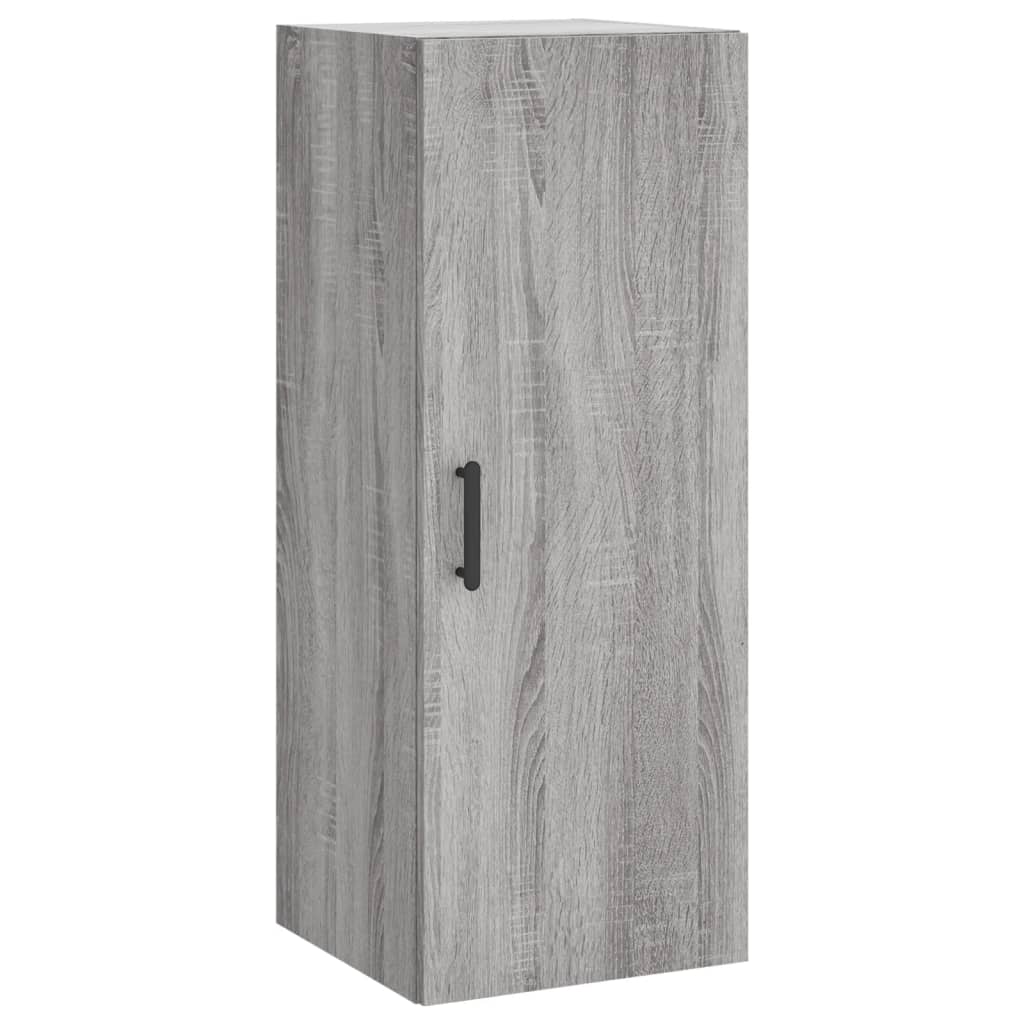 Visoka komoda siva sonome 34,5x34x180 cm od konstruiranog drva