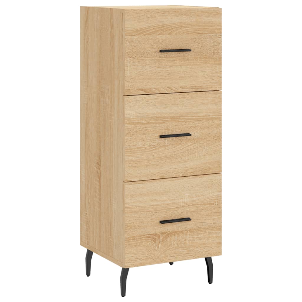 Visoka komoda hrasta sonome 34,5x34x180cm od konstruiranog drva