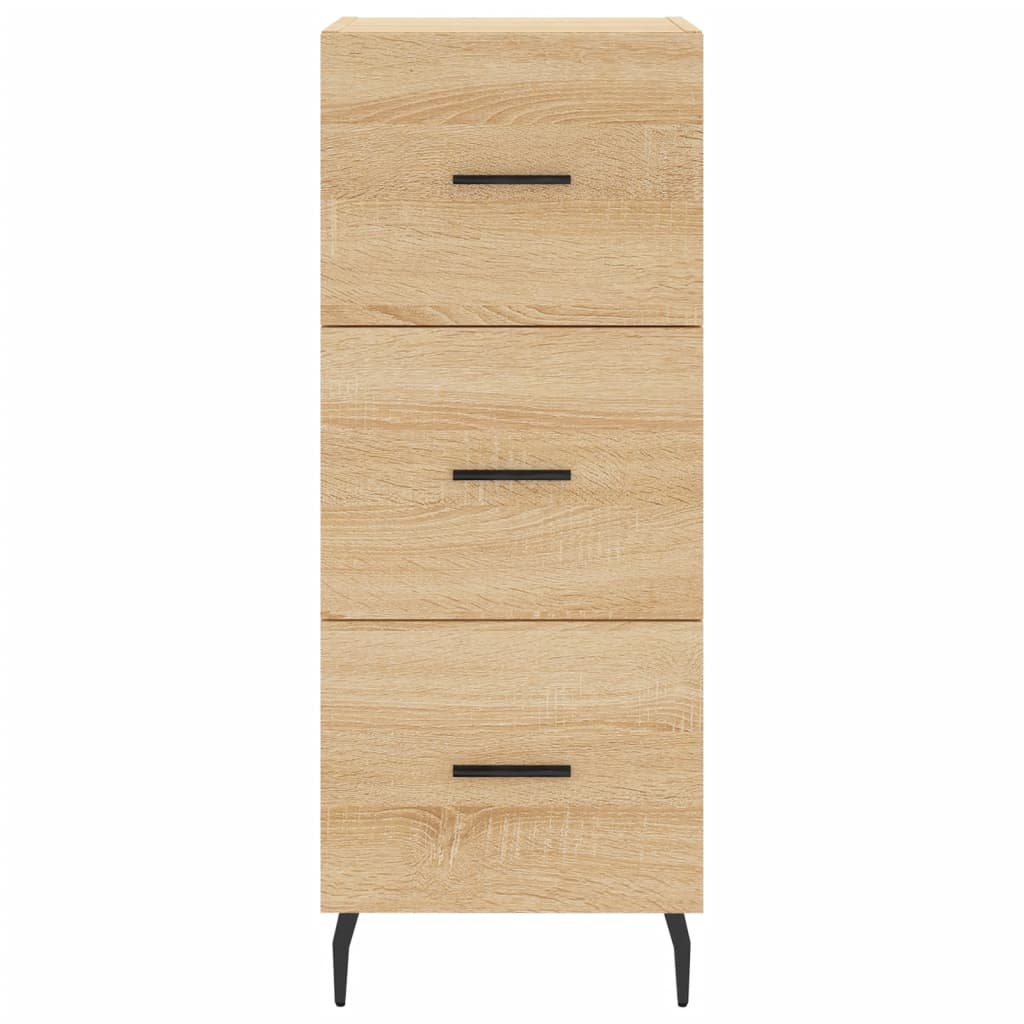 Visoka komoda hrasta sonome 34,5x34x180cm od konstruiranog drva