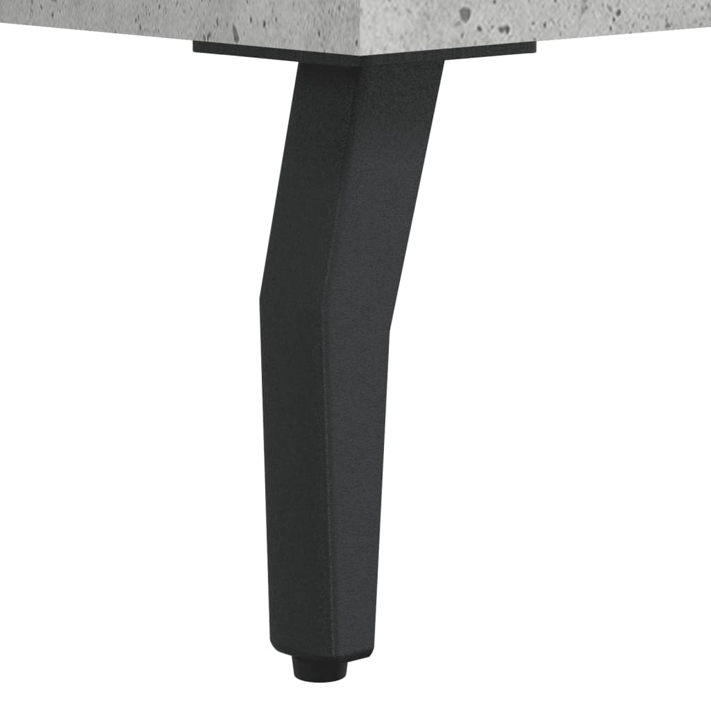 Visoka komoda siva betona 34,5x34x180 cm od konstruiranog drva
