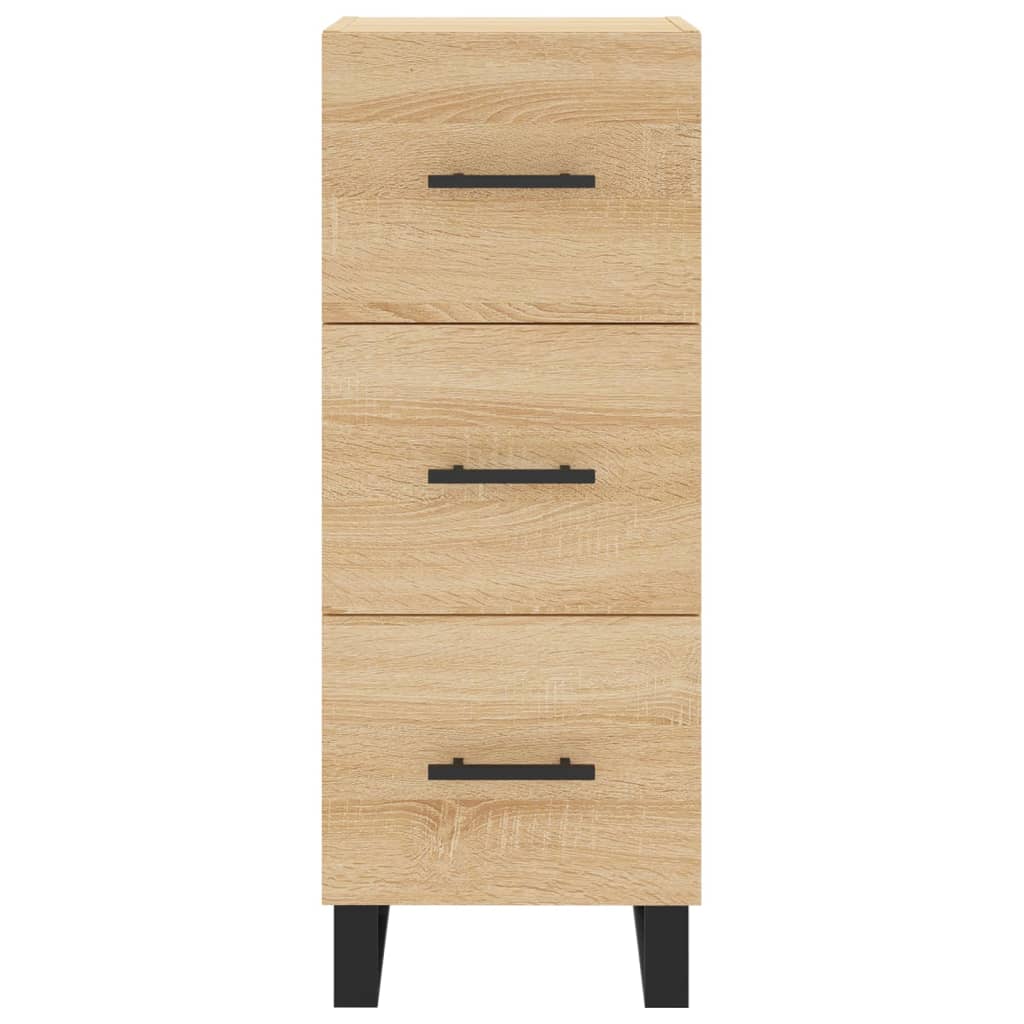 Visoka komoda hrasta sonome 34,5x34x180cm od konstruiranog drva