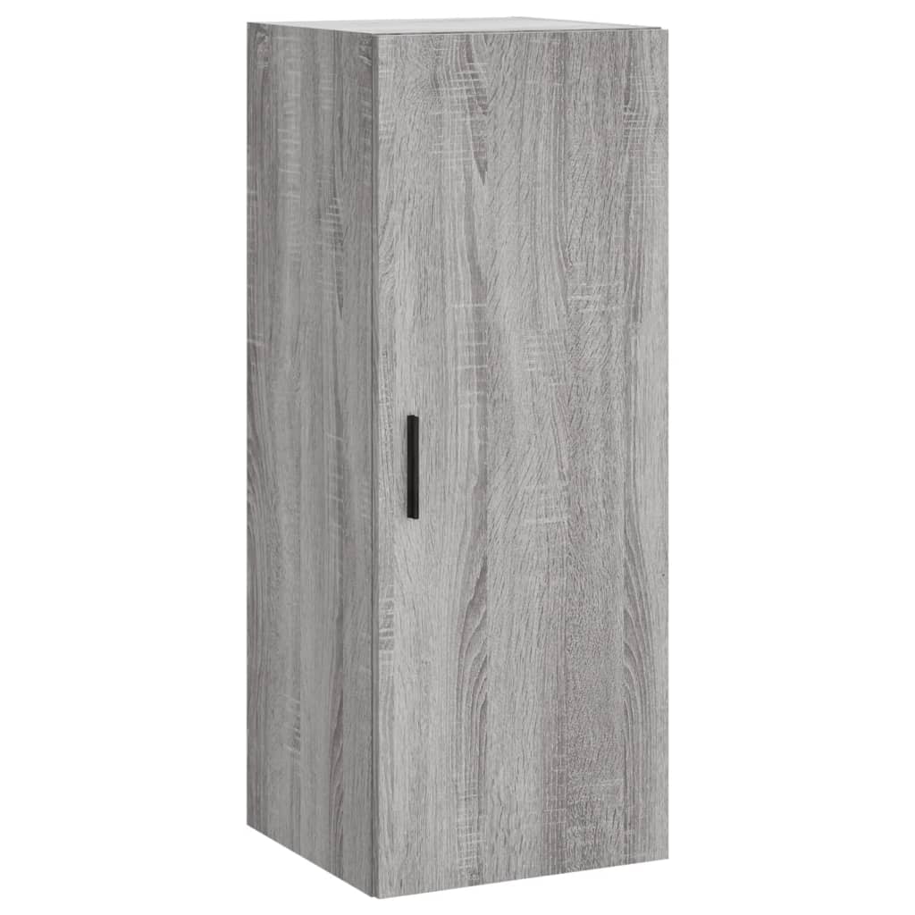 Visoka komoda siva sonome 34,5x34x180 cm od konstruiranog drva