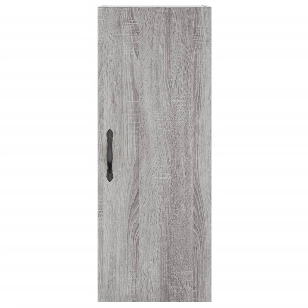 Visoka komoda siva sonome 34,5x34x180 cm od konstruiranog drva