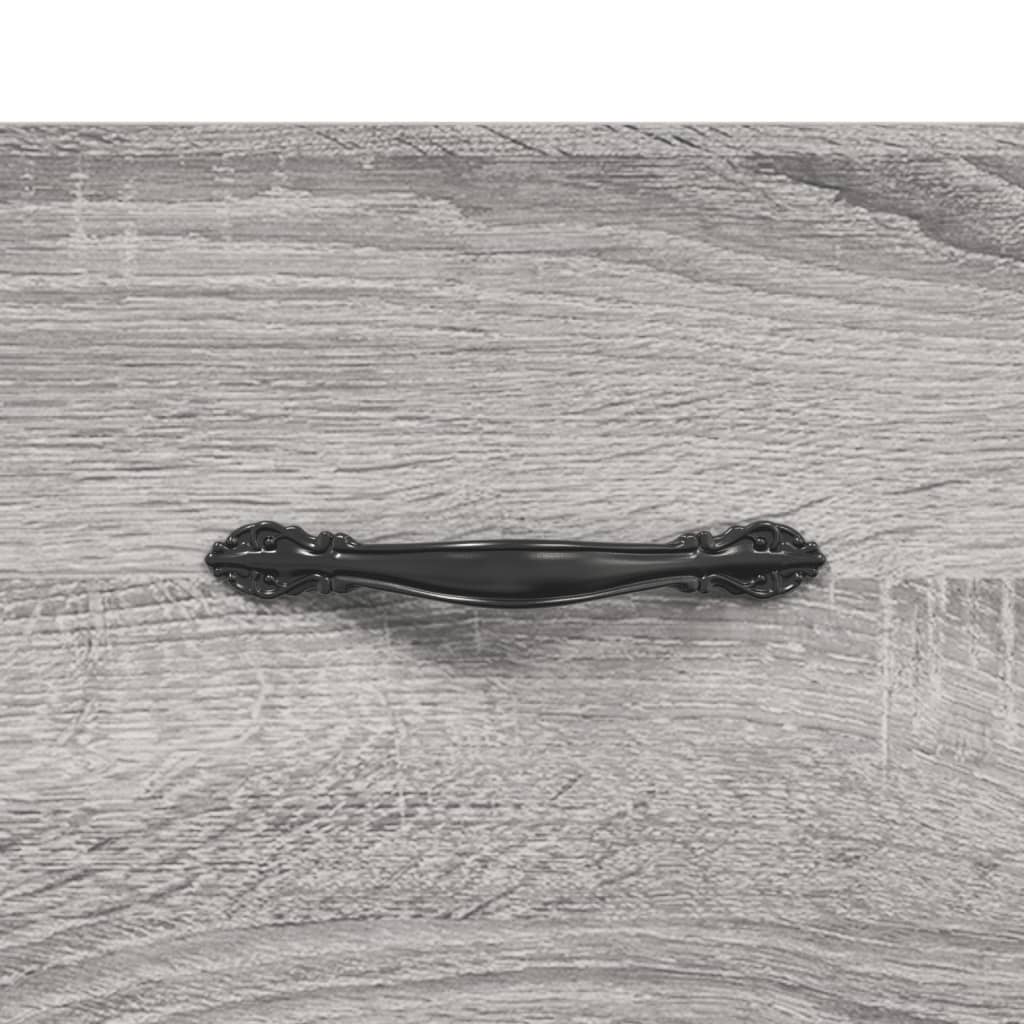 Visoka komoda siva sonome 34,5x34x180 cm od konstruiranog drva