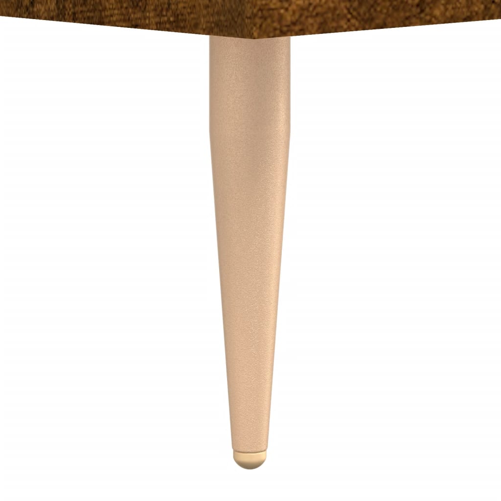 Visoka komoda dimljeni hrast 34,5x34x180cm konstruiranog drva