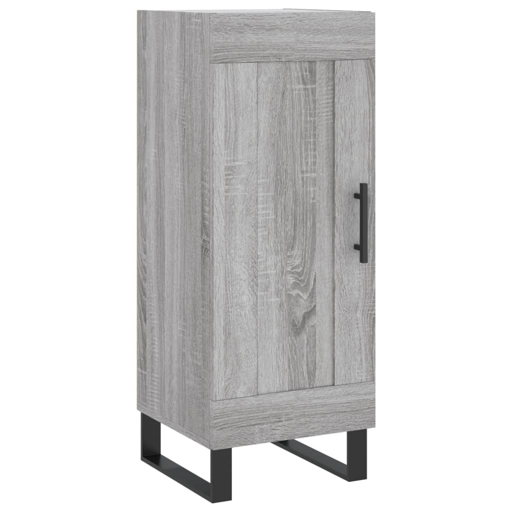 Visoka komoda siva sonome 34,5x34x180 cm od konstruiranog drva