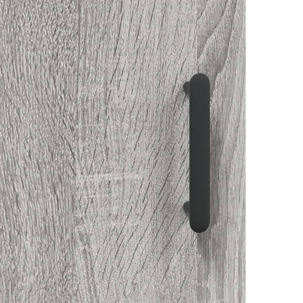 Visoka komoda siva sonome 34,5x34x180 cm od konstruiranog drva