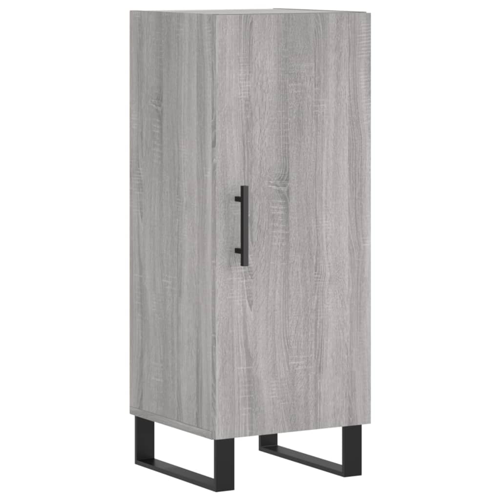 Visoka komoda siva sonome 34,5x34x180 cm od konstruiranog drva