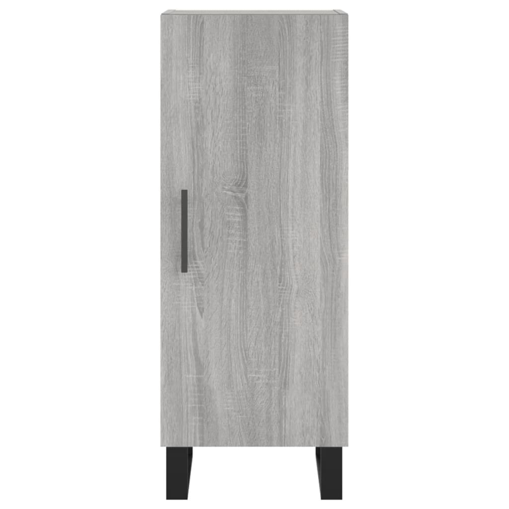 Visoka komoda siva sonome 34,5x34x180 cm od konstruiranog drva