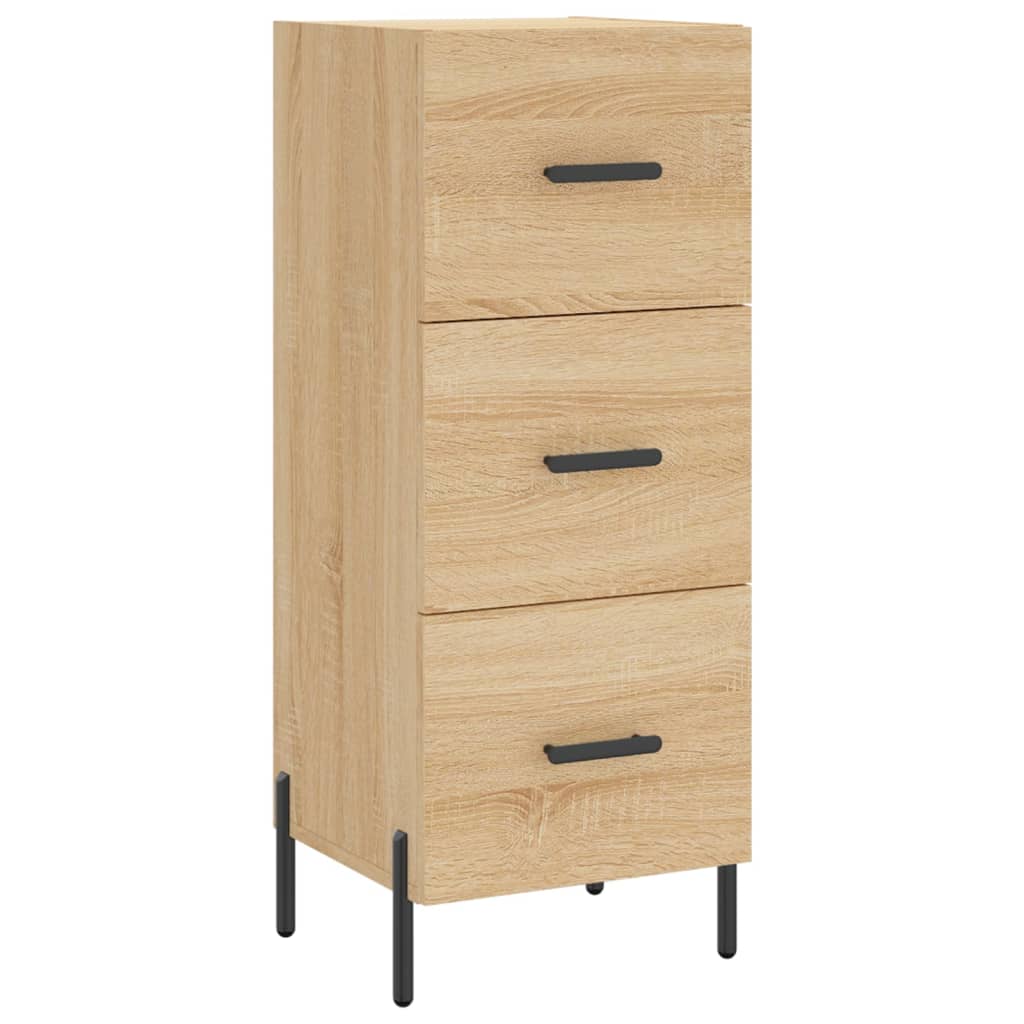 Visoka komoda hrasta sonome 34,5x34x180cm od konstruiranog drva